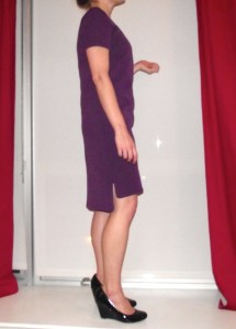 look at that hemline. ignore the exposed window frame.